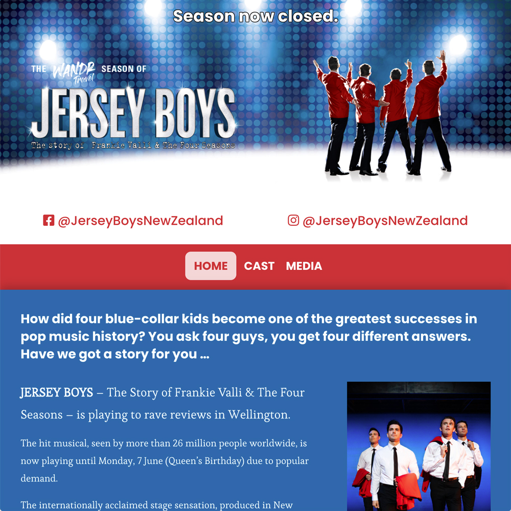 Jersey Boy's Cover